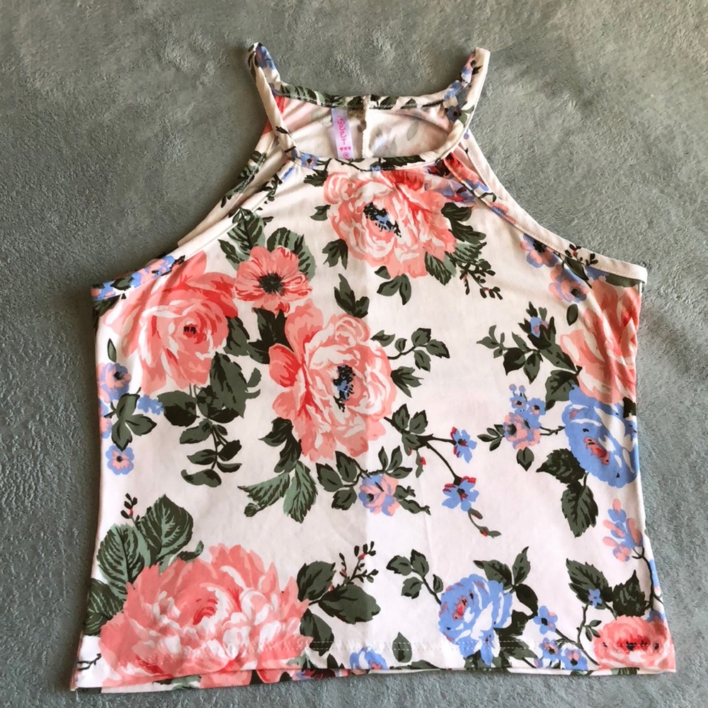 Floral crop top